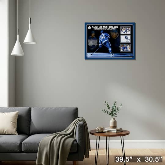 Auston Matthews Toronto Maple Leafs Framed Photo Collage 39.5" x 30.5"